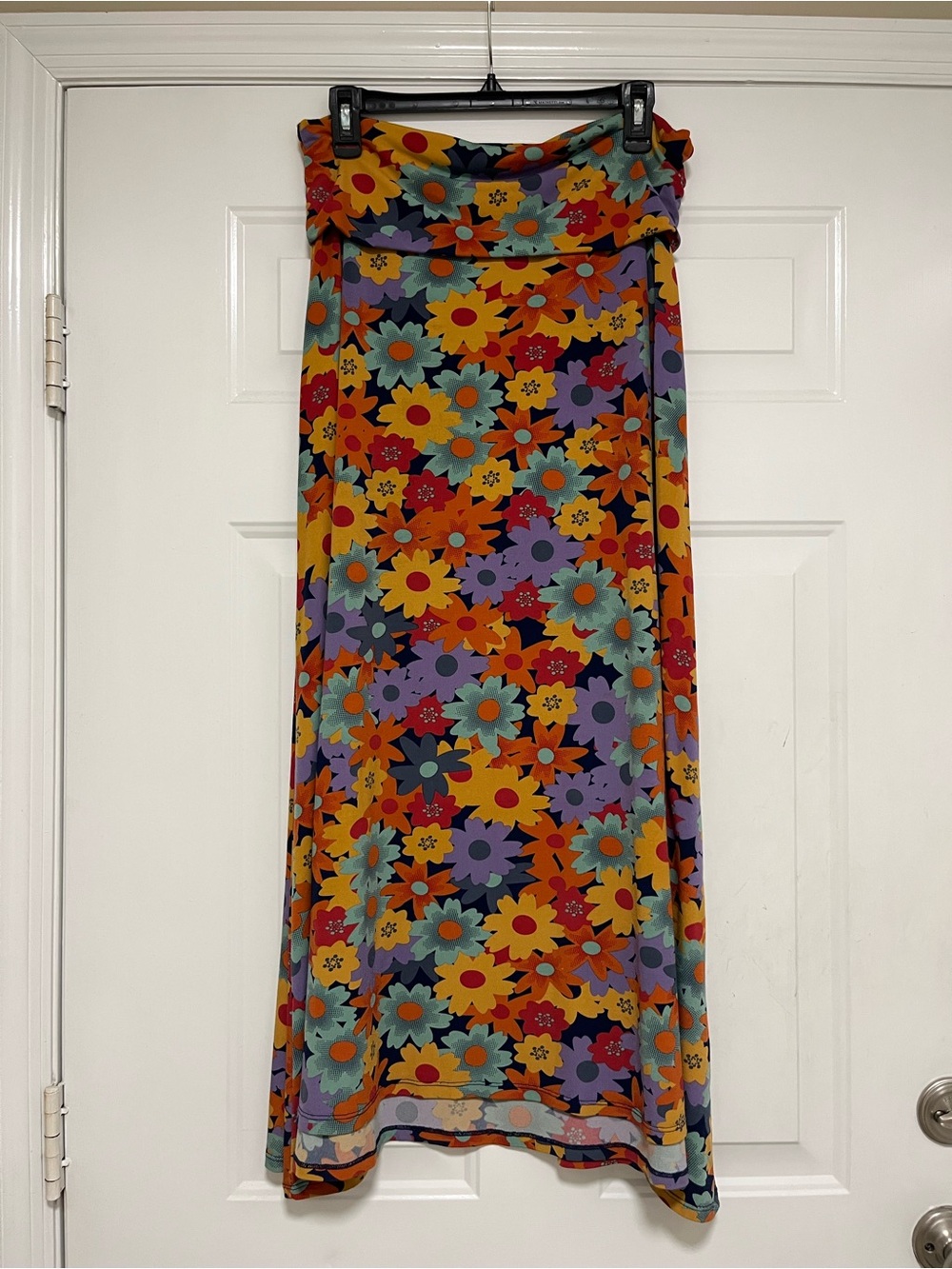 Lularoe Colorful Floral Maxi Skirt Size Medium